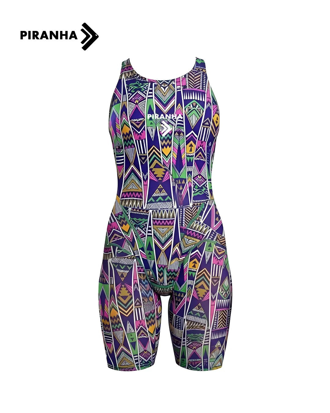 Piranha Girls Training swimsuit open back