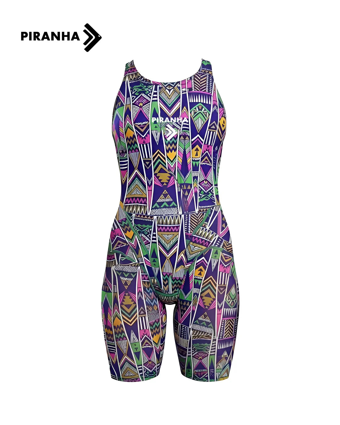 Piranha Girls Training swimsuit  INDIANA Open Back