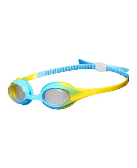 Arena Spider Kids Swim Goggles-Clear/Yellow/Lightblue - Age 2-5 - Aqua Style Saudi Arabia