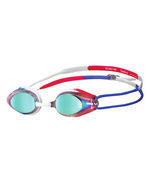 Arena Tracks Junior Mirror Swim Goggles- Gold/Blue/Red – Junior (Racing) - Aqua Style Saudi Arabia