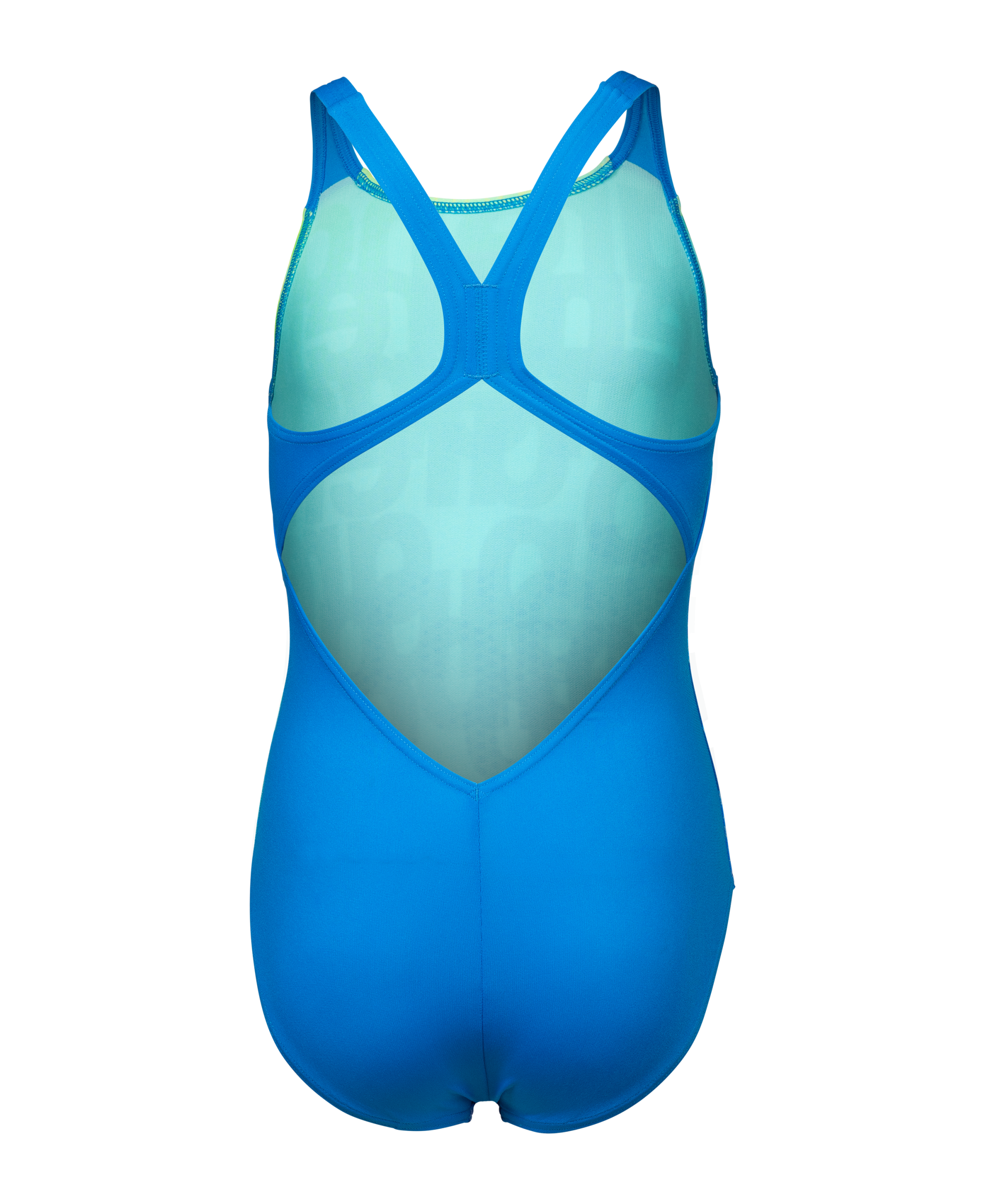 009007-808-GIRL'S ARENA MULTI COLOURS SWIMSUIT V BACK-006-B-S