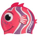 FINIS Swim Caps Animal Heads -Angelfish Pink