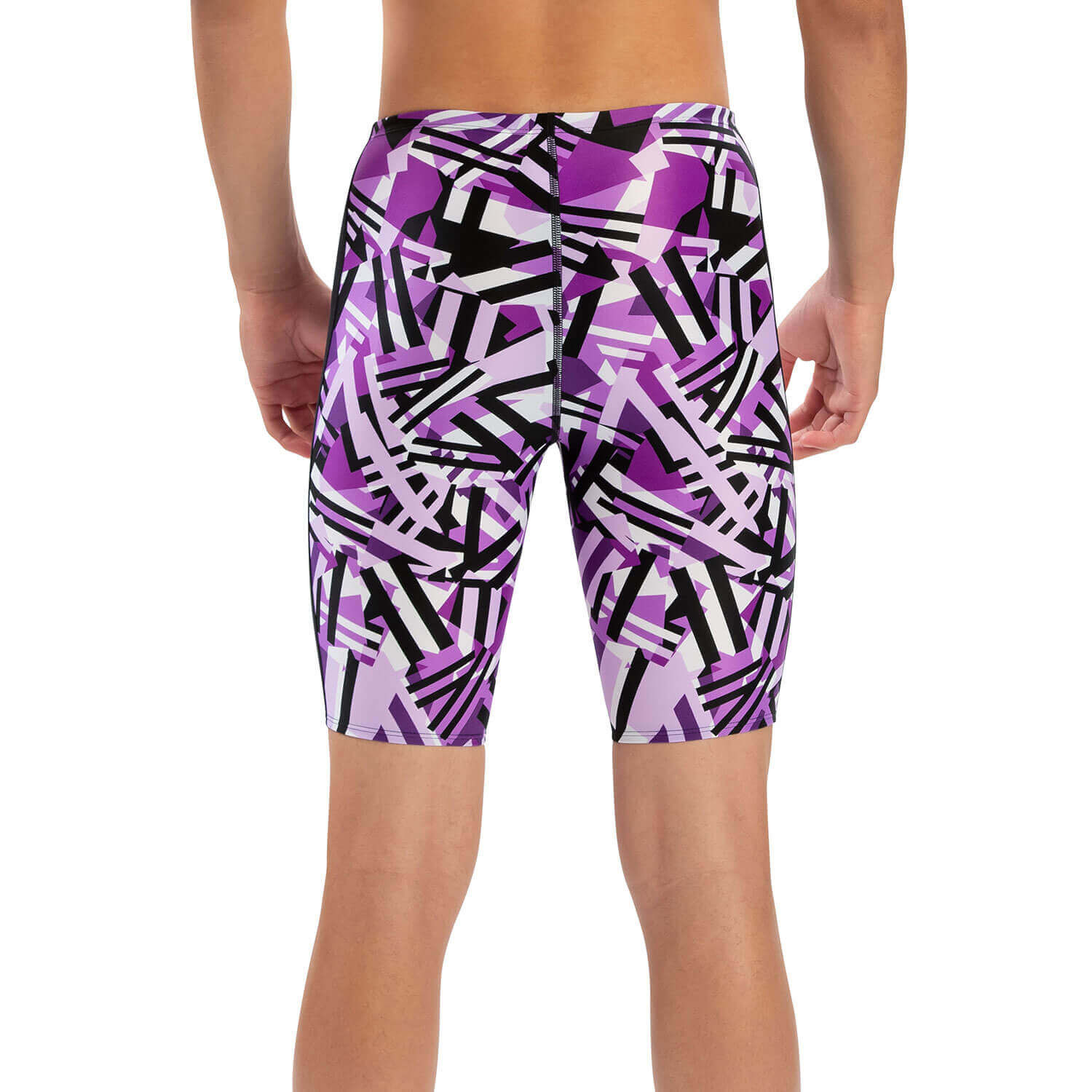 7031_XtraSleek Men's Tectonic Purple Spliced Jammer_A42_3