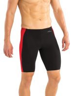 8107s-949-mens-basic-panel-jammer-black-red-model-front