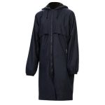 U317SLD_Solid Unisex Navy Swim Parka_490_0