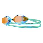 TYR Youth Black Ops 140 EV Mirrored Racing Goggles-ORGANGE/GREEN