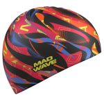 Mad Wave قباعات السباحة السيليكون من (Flame printed)