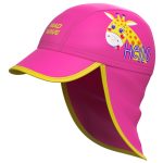 قبعة أطفال للبنات مع حماية الرقبة